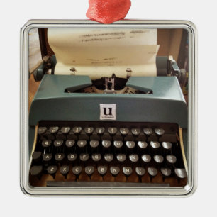 Vintage Typewriter Ornament