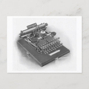 Vintage Typewriter Postcard