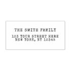 Vintage Typewriter Return Address