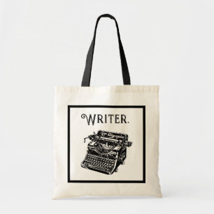 Vintage Typewriter Writer Ink Drawing Sketch Tote Bag