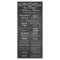 Vintage Typography Chalkboard Wedding Programs