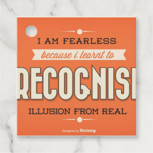 Vintage Typography Favour Tags