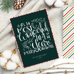 Vintage Typography Merry Christmas Family Holiday Card<br><div class="desc">Vintage Typography Merry Christmas Family Holiday Card</div>