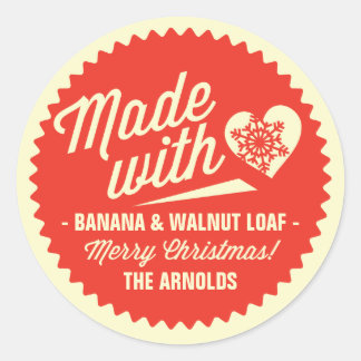 Vintage TypographyChristmas Gift Stickers / Labels