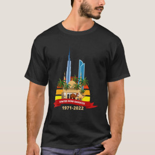 Vintage UAE 51 Years Since Camel 1971 2022 UAE Nat T-Shirt