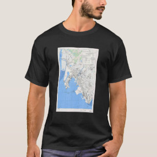 Vintage Ube Japan Map 1945 T-Shirt