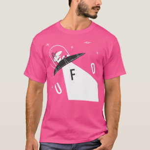 Vintage Ufo Lover Retro Halloween Alien Abduction T-Shirt