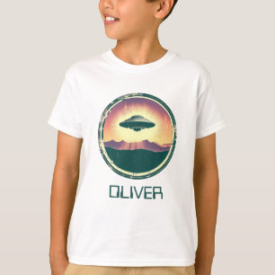 Vintage UFO Personalised T-Shirt