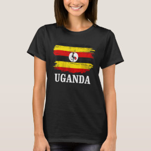 Vintage Uganda Flag For Ugandan T-Shirt