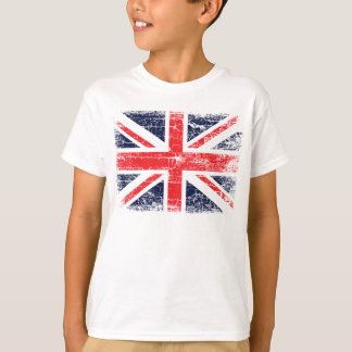 Vintage UK British Flag Kid's T Shirt design.