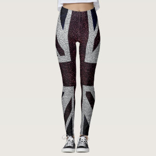 Vintage UK Flag #12 Leggings
