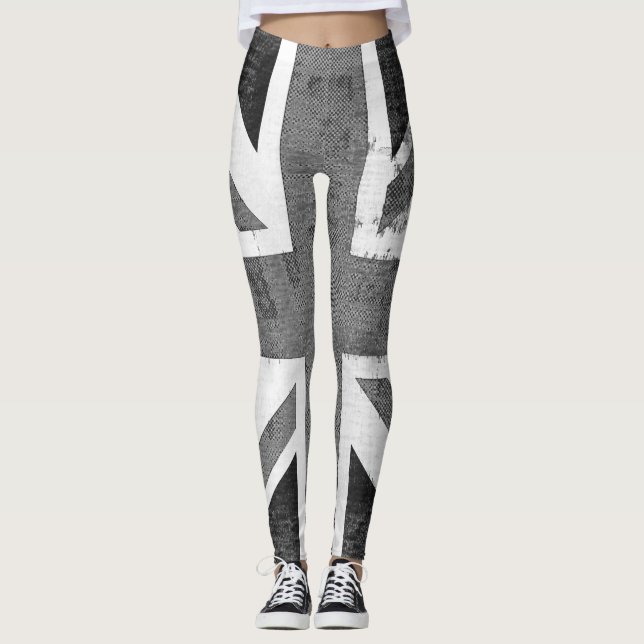Vintage UK Flag Leggings (Front)