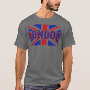 Vintage Uk Flag London T-Shirt
