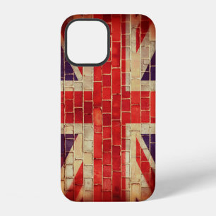 Vintage UK flag on a brick wall Case-Mate iPhone C 12 Case