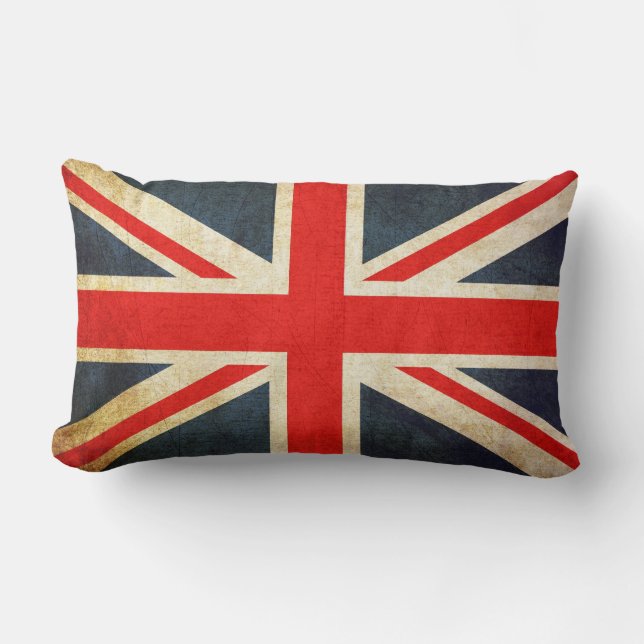 Vintage UK Flag Pillows (Front)
