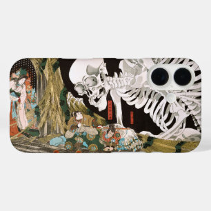 Vintage Ukiyo-e Kuniyoshi Skeleton Spectre Art iPhone 16 Case