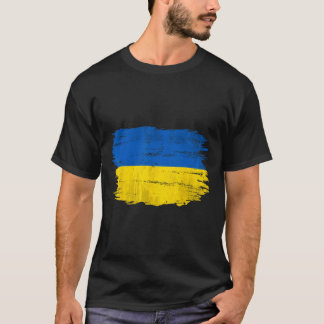 Vintage Ukraine Flag For Ukrainian Gift T-Shirt
