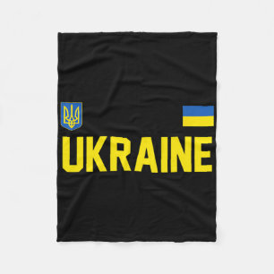 Vintage Ukraine Ukrainian Flag Pride Gifts 2 Fleece Blanket