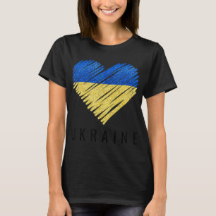 Vintage Ukraine Ukrainian Flag Pride  T-Shirt
