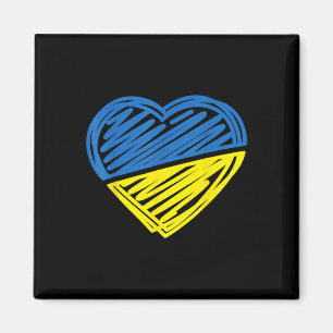 Vintage Ukraine Ukrainian Flag Pride Ukraine Flag Magnet