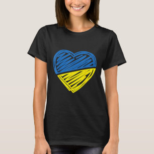 Vintage Ukraine Ukrainian Flag Pride Ukraine Flag T-Shirt
