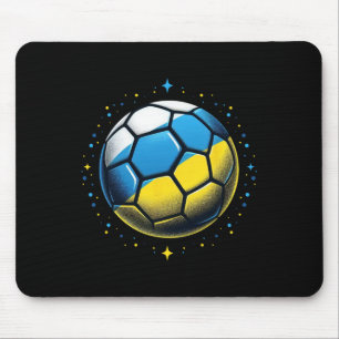 Vintage Ukrainian Bynner Fan Ukraine Flag Retro Ar Mouse Mat