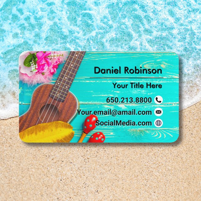 Vintage Ukulele Business Card (Creator Uploaded)