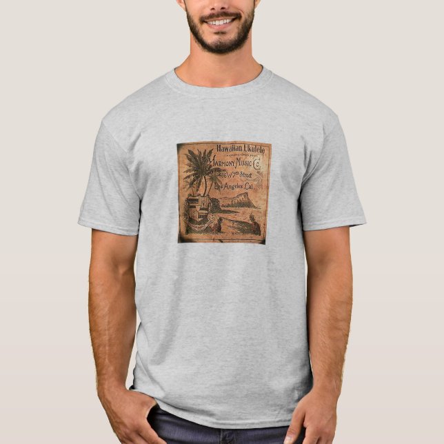 Vintage Ukulele Label Shirt (Front)