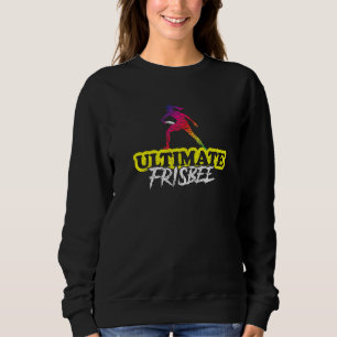 Vintage Ultimate Frisbee Flying Discs Frisbee Disc Sweatshirt