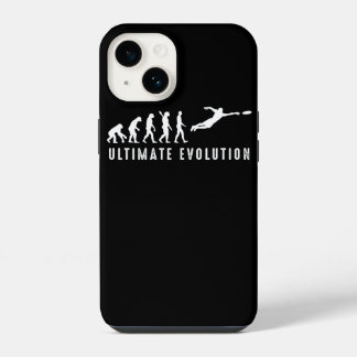 Vintage Ultimate Frisbee Sport Evolution iPhone 14 Case