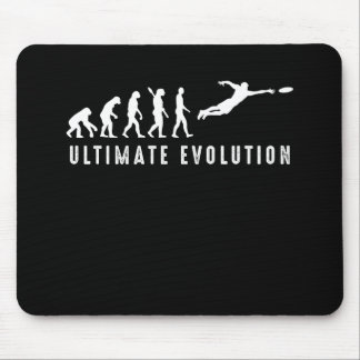 Vintage Ultimate Frisbee Sport Evolution Mouse Mat
