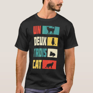 Vintage Un Deux Trois Cat T-Shirt