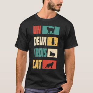 Vintage Un Deux Trois Cat T-Shirt