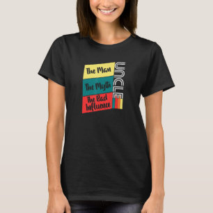 Vintage Uncle Man Myth Bad Influence Cool Niece Ne T-Shirt