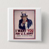 Vintage Uncle Sam Army Recruitment Poster