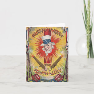 Vintage Uncle Sam Card