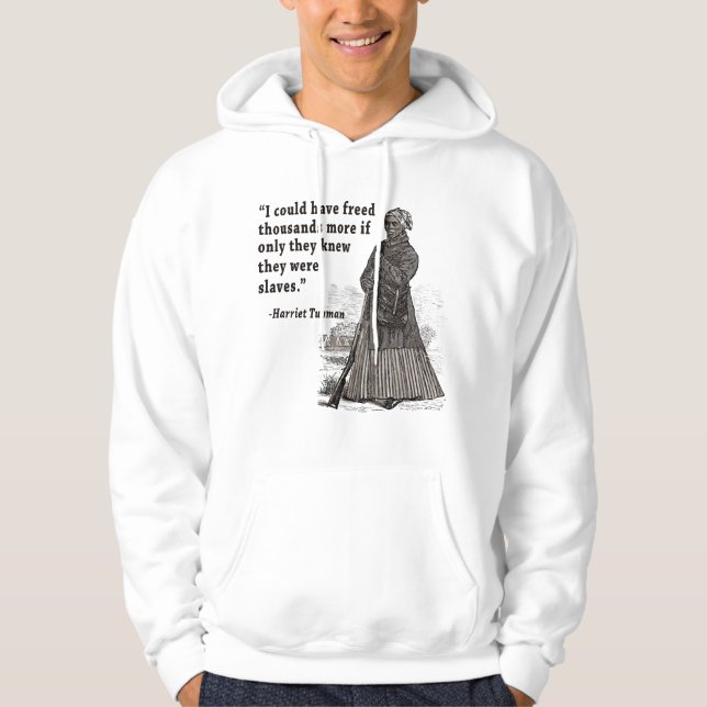 Vintage Underground Railroad -African American His Hoodie (Front)