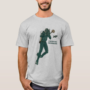 Vintage Underwater Photography Scuba Diver T-Shirt