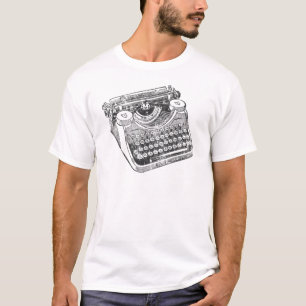 Vintage Underwood Distressed Typewriter T-Shirt