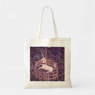 Vintage Unicorn In Captivity Tapestry Tote Bag
