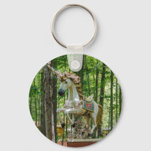 Vintage Unicorn Key Ring