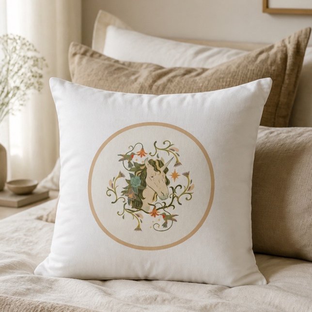 Vintage Unicorn Pillow (Creator Uploaded)