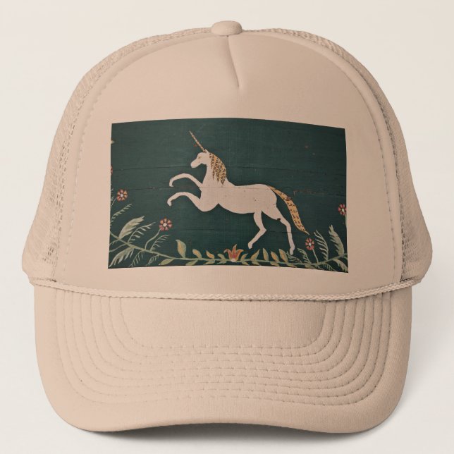Vintage unicorn trucker hat (Front)