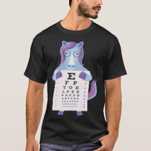 Vintage Unicorns Baby Unicorn Eye Chart Artistic A T-Shirt