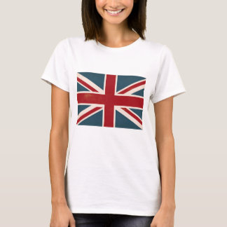 VINTAGE UNION JACK BRITISH FLAG T-SHIRT