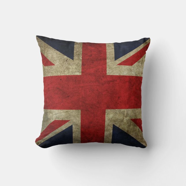 Vintage Union Jack Cushion (Front)