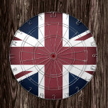 Vintage Union Jack Dartboard, UK, British Flag Dartboard<br><div class="desc">Dartboard: Vintage United Kingdom & Union Jack - British flag darts,  family fun games - love my country,  summer games,  holiday,  fathers day,  birthday party,  college students / sports fans</div>