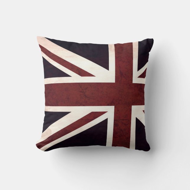 Vintage Union Jack design cushion (Front)