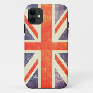 Vintage Union Jack flag iPhone 11 Case