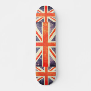 Vintage Union Jack flag Skateboard